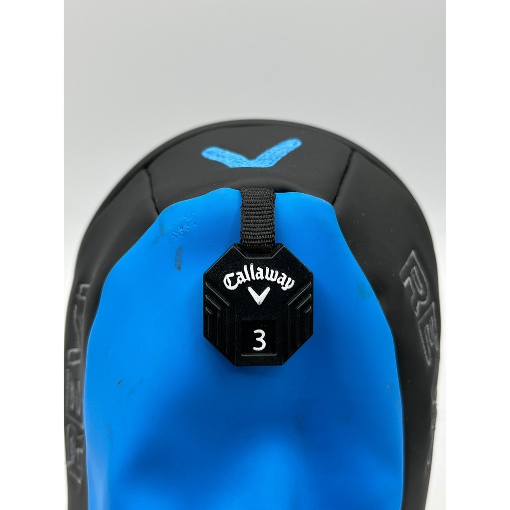 Callaway REVA Fairway Wood Headcover Black Blue Adjustable Number Tag 3 - Picture 8 of 10